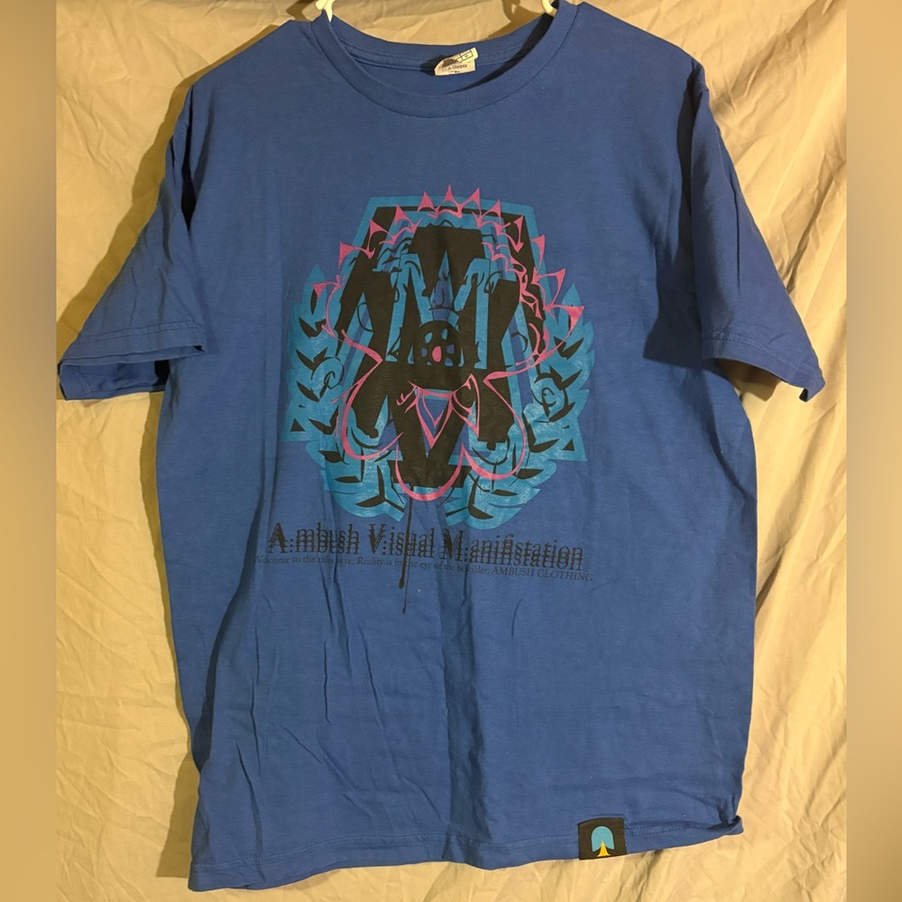 Vintage Aknowledge Ambush Blue Graphic T-Shirt